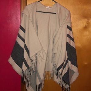 Francesca’s hooded poncho
